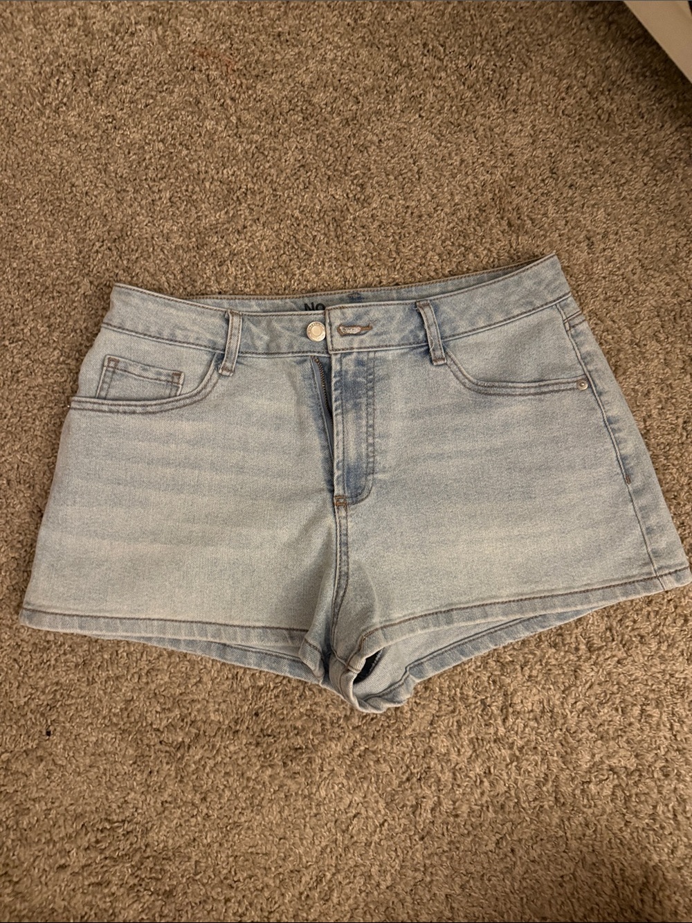 No Boundaries Light Blue Denim Shorts